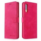 For Galaxy A90 5G Diaobaolee Pure Fresh Texture Horizontal Flip Leather Case, with Holder & Card Slot & Wallet & Photo Frame(Red) - 1