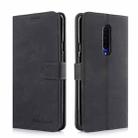 For OnePlus 7 / 7 Pro Diaobaolee Pure Fresh Texture Horizontal Flip Leather Case, with Holder & Card Slot & Wallet & Photo Frame(Black) - 1