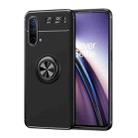 For OnePlus Nord CE 5G Metal Ring Holder 360 Degree Rotating TPU Case(Black) - 1