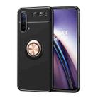 For OnePlus Nord CE 5G Metal Ring Holder 360 Degree Rotating TPU Case(Black Gold) - 1