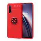 For OnePlus Nord CE 5G Metal Ring Holder 360 Degree Rotating TPU Case(Red) - 1