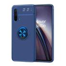 For OnePlus Nord CE 5G Metal Ring Holder 360 Degree Rotating TPU Case(Blue) - 1