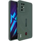 For ZTE Nubia Red Magic 6R IMAK UC-4 Series Straight Edge TPU Soft Protective Case(Dark Green) - 1