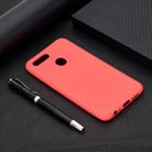 For OPPO A7 Candy Color TPU Case(Red) - 1