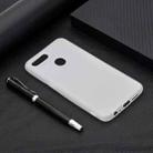 For OPPO A7 Candy Color TPU Case(White) - 1