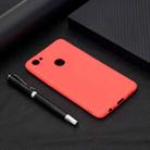 For OPPO F7 Candy Color TPU Case(Red) - 1