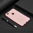 For OPPO F7 Candy Color TPU Case(Pink) - 1