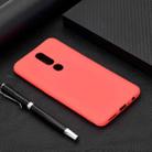 For OPPO F11 Pro Candy Color TPU Case(Red) - 1