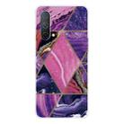 For OnePlus Nord CE 5G Abstract Marble Pattern TPU Protective Case(Dark Purple) - 1