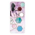 For OnePlus Nord CE 5G Abstract Marble Pattern TPU Protective Case(Color Hexagon) - 1