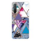 For OnePlus Nord CE 5G Abstract Marble Pattern TPU Protective Case(Colored Triangles) - 1