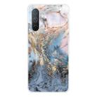 For OnePlus Nord CE 5G Abstract Marble Pattern TPU Protective Case(Gold) - 1