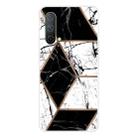 For OnePlus Nord CE 5G Abstract Marble Pattern TPU Protective Case(Black and White) - 1