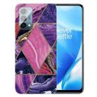 For OnePlus Nord N200 5G Abstract Marble Pattern TPU Protective Case(Dark Purple) - 1