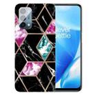 For OnePlus Nord N200 5G Abstract Marble Pattern TPU Protective Case(Purple Black) - 1
