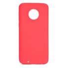 For Motorola Moto G6 Candy Color TPU Case(Red) - 1