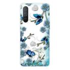 For OnePlus Nord CE 5G Colored Drawing Pattern High Transparent TPU Protective Case(Chrysanthemum Butterfly) - 1