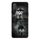 For OnePlus Nord CE 5G Colored Drawing Pattern High Transparent TPU Protective Case(Reflected Wolf) - 1