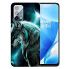 For OnePlus Nord N200 5G Colored Drawing Pattern High Transparent TPU Protective Case(Moonlight Wolf) - 1