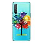 For OnePlus Nord CE 5G Painted Pattern High Transparent TPU Protective Case(Oil Painting Tree) - 1