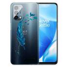 For OnePlus Nord N200 5G Painted Pattern High Transparent TPU Protective Case(Feather) - 1