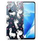 For OnePlus Nord N200 5G Painted Pattern High Transparent TPU Protective Case(Alpaca) - 1