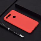 For Huawei Honor View 20 Candy Color TPU Case(Red) - 1