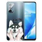 For OnePlus Nord N200 5G Colored Drawing Clear TPU Protective Case(Pinch Face Dog) - 1