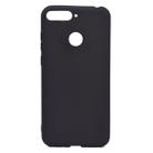 For Huawei Honor 7C Candy Color TPU Case(Black) - 1