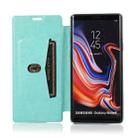 For Samsung Galaxy Note9 Bronzing Plating PU + TPU Horizontal Flip Leather Case with Holder & Card Slot(Green) - 4