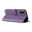 For Huawei P30 Embossed Lucky Tree Horizontal Flip Leather Case with Holder & Card Slot & Wallet & Lanyard(Purple) - 6