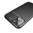 For iPhone 13 mini Carbon Fiber Texture Shockproof TPU Case (Blue) - 7