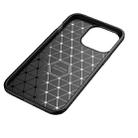 For iPhone 13 Pro Max Carbon Fiber Texture Shockproof TPU Case (Black) - 5