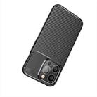 For iPhone 13 Pro Max Carbon Fiber Texture Shockproof TPU Case (Black) - 6