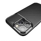 For iPhone 13 Pro Max Carbon Fiber Texture Shockproof TPU Case (Black) - 7
