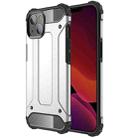 For iPhone 13 mini Magic Armor TPU + PC Combination Case (Silver) - 1