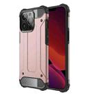 For iPhone 13 Pro Magic Armor TPU + PC Combination Case (Rose Gold) - 1