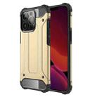 For iPhone 13 Pro Max Magic Armor TPU + PC Combination Case (Gold) - 1