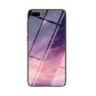 Starry Sky Painted Tempered Glass TPU Shockproof Protective Case For iPhone 8 Plus / 7 Plus(Fantasy Starry Sky) - 1