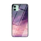 Starry Sky Painted Tempered Glass TPU Shockproof Protective Case For iPhone 11(Fantasy Starry Sky) - 1