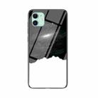 Starry Sky Painted Tempered Glass TPU Shockproof Protective Case For iPhone 11(Universe Starry Sky) - 1