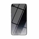 Starry Sky Painted Tempered Glass TPU Shockproof Protective Case For iPhone SE 2022 / SE 2020 / 8 / 7(Starry Sky Crescent) - 1
