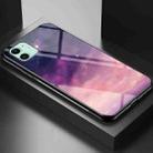 Starry Sky Painted Tempered Glass TPU Shockproof Protective Case For iPhone 12 mini(Fantasy Starry Sky) - 2