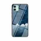 Starry Sky Painted Tempered Glass TPU Shockproof Protective Case For iPhone 12 mini(Star Chess Rob) - 1
