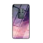 For Motorola One Zoom Starry Sky Painted Tempered Glass TPU Shockproof Protective Case(Fantasy Starry Sky) - 1