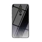 For Nokia X71 Starry Sky Painted Tempered Glass TPU Shockproof Protective Case(Starry Sky Crescent) - 1