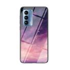 For Meizu 18 Starry Sky Painted Tempered Glass TPU Shockproof Protective Case(Fantasy Starry Sky) - 1