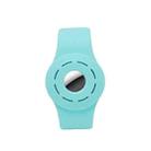 Anti-scratch Shockproof Silicone Bracelet Strap Protective Cover Case For AirTag(Mint Green) - 1