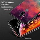 For LG G7 ThinQ Starry Sky Painted Tempered Glass TPU Shockproof Protective Case(Color Starry Sky) - 7