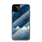 For Google Pixel 5a 5G Starry Sky Painted Tempered Glass TPU Shockproof Protective Case(Star Chess Rob) - 1